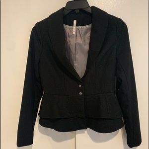Black with subtle sparkles Willow & Clay blazer